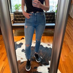 Zara High-Waisted Skinny Jeans